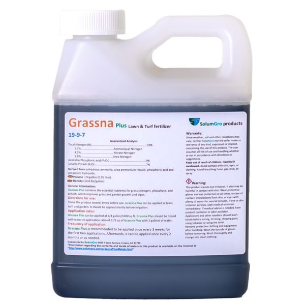 Fertilizer On Wet Grass