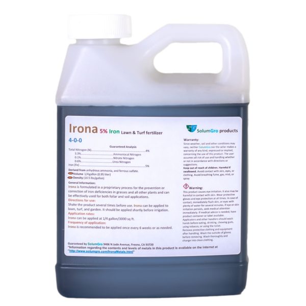 Iron Supplement For Soil